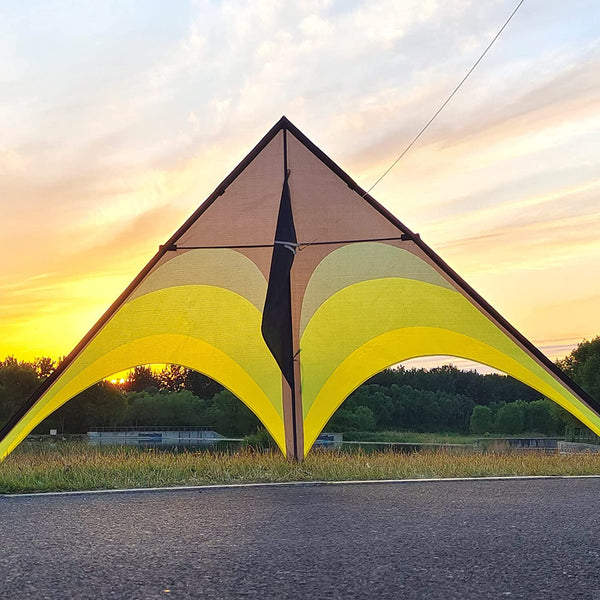 Kangyue Flying Hoofer Giant Kite for Adults Easy to Fly, 9ft Huge Delta Kite 754525154358