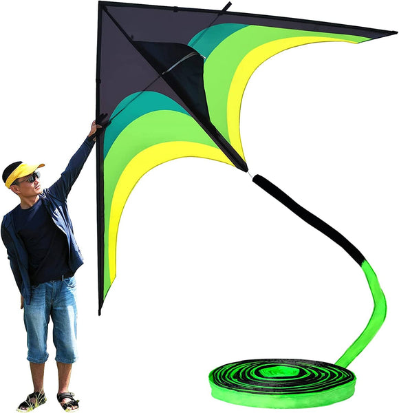 Kangyue Flying Hoofer Giant Kite for Adults Easy to Fly, 9ft Huge Delta Kite 754525154358