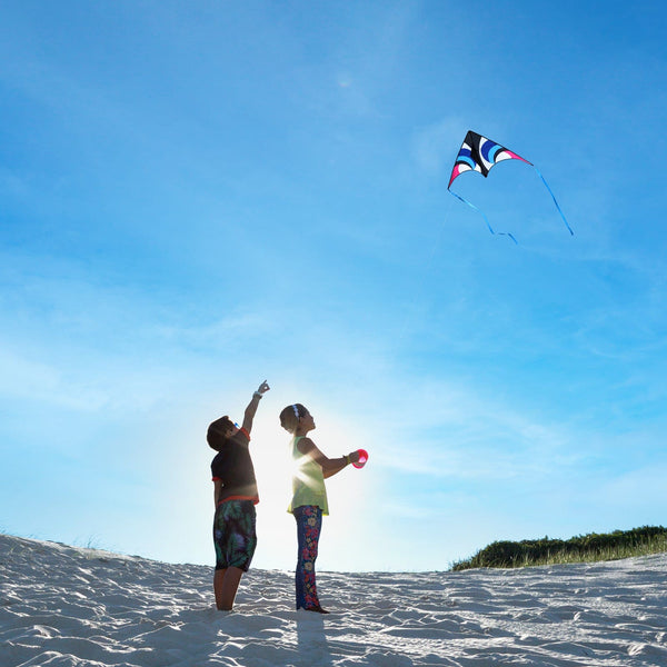 Kangyue Kaiciuss Delta Kite for Kids & Adults Easy to Fly Large, Single Line Beach Kite 50132665448