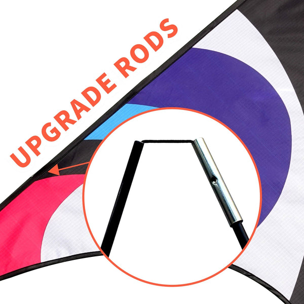 Kangyue Kaiciuss Delta Kite for Kids & Adults Easy to Fly Large, Single Line Beach Kite 50132665448
