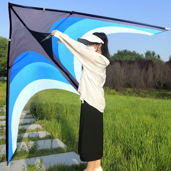 Kangyue Kaiciuss Giant Delta Kite for Adults, Huge Oversized Single Line Beach Kite 50132665103