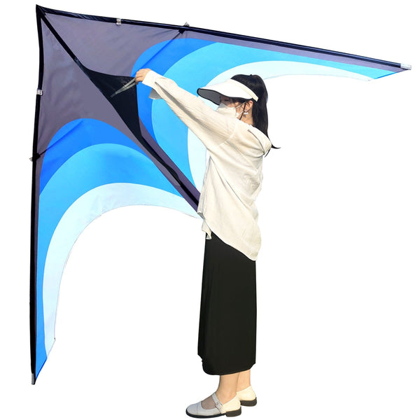 Kangyue Kaiciuss Giant Delta Kite for Adults, Huge Oversized Single Line Beach Kite 50132665103