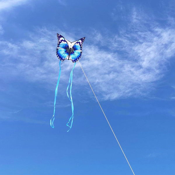 Mint's Colorful Life Mint's Colorful Life Blue Butterfly Kite for Kids & Adults 00656516155163