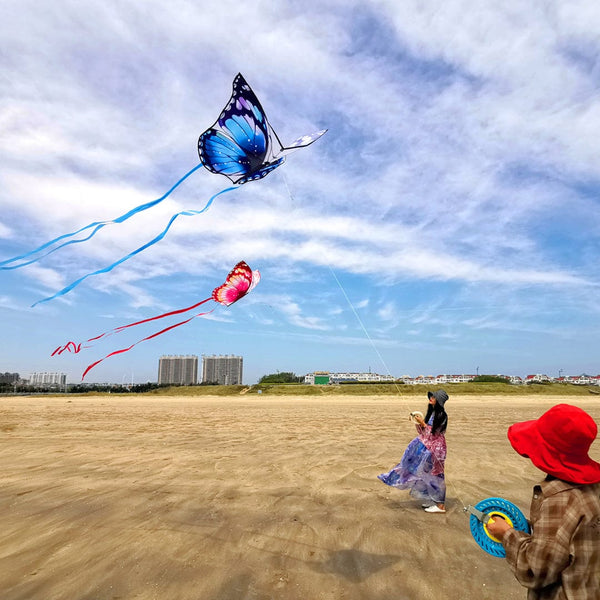 Mint's Colorful Life Mint's Colorful Life Blue Butterfly Kite for Kids & Adults 00656516155163