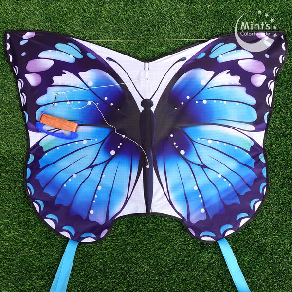 Mint's Colorful Life Mint's Colorful Life Blue Butterfly Kite for Kids & Adults 00656516155163
