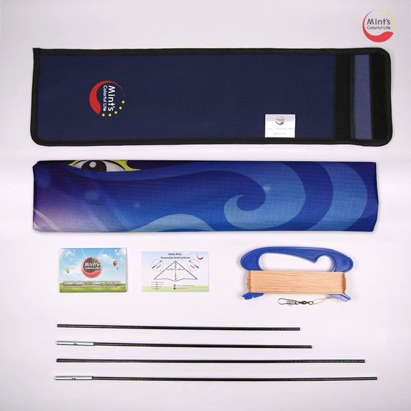 Mint's Colorful Life Mint's Colorful Life Delta Devil Fish Kite (Blue) 00656516042135