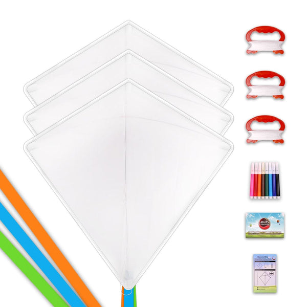 Kangyue Mint's Colorful Life Diamond DIY Kite Kits Bulk (3 Pack) 00656516086856