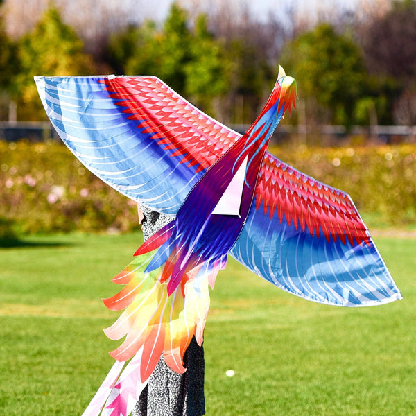 Mint's Colorful Life Mint's Colorful Life Large Rainbow Phoenix Kite for Kids & Adults 00191892516004