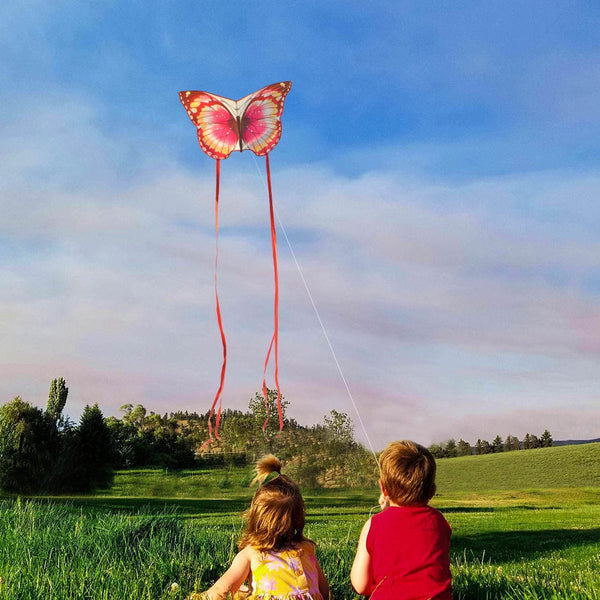 Mint's Colorful Life Mint's Colorful Life Pink Butterfly Kite for Kids & Adults 00656516131310
