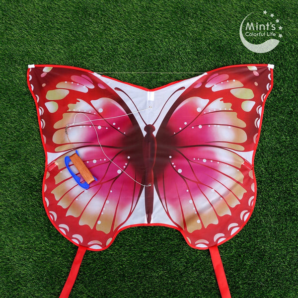 Mint's Colorful Life Mint's Colorful Life Pink Butterfly Kite for Kids & Adults 00656516131310