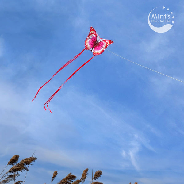 Mint's Colorful Life Mint's Colorful Life Pink Butterfly Kite for Kids & Adults 00656516131310