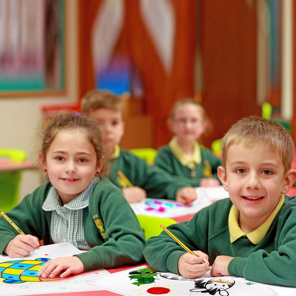 Kangyue Mint's Colorful Life White Diamond Kite Kits to Decorate (30 Pack )