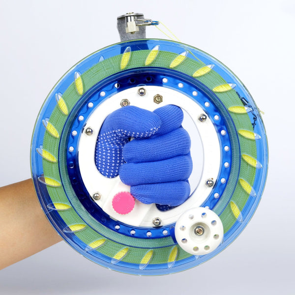 Kangyue Simxkai 8in Kite Reel Winder 1000ft Line Easy to Grip for Kids & Adults-Blue
