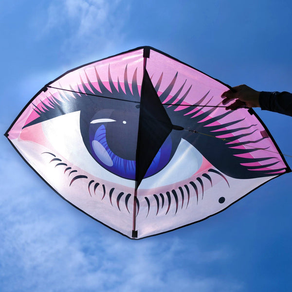 Kangyue Big Cool Eye Kite for Adults and Kids Ages 4-8 8-12, Easy to Fly Kite