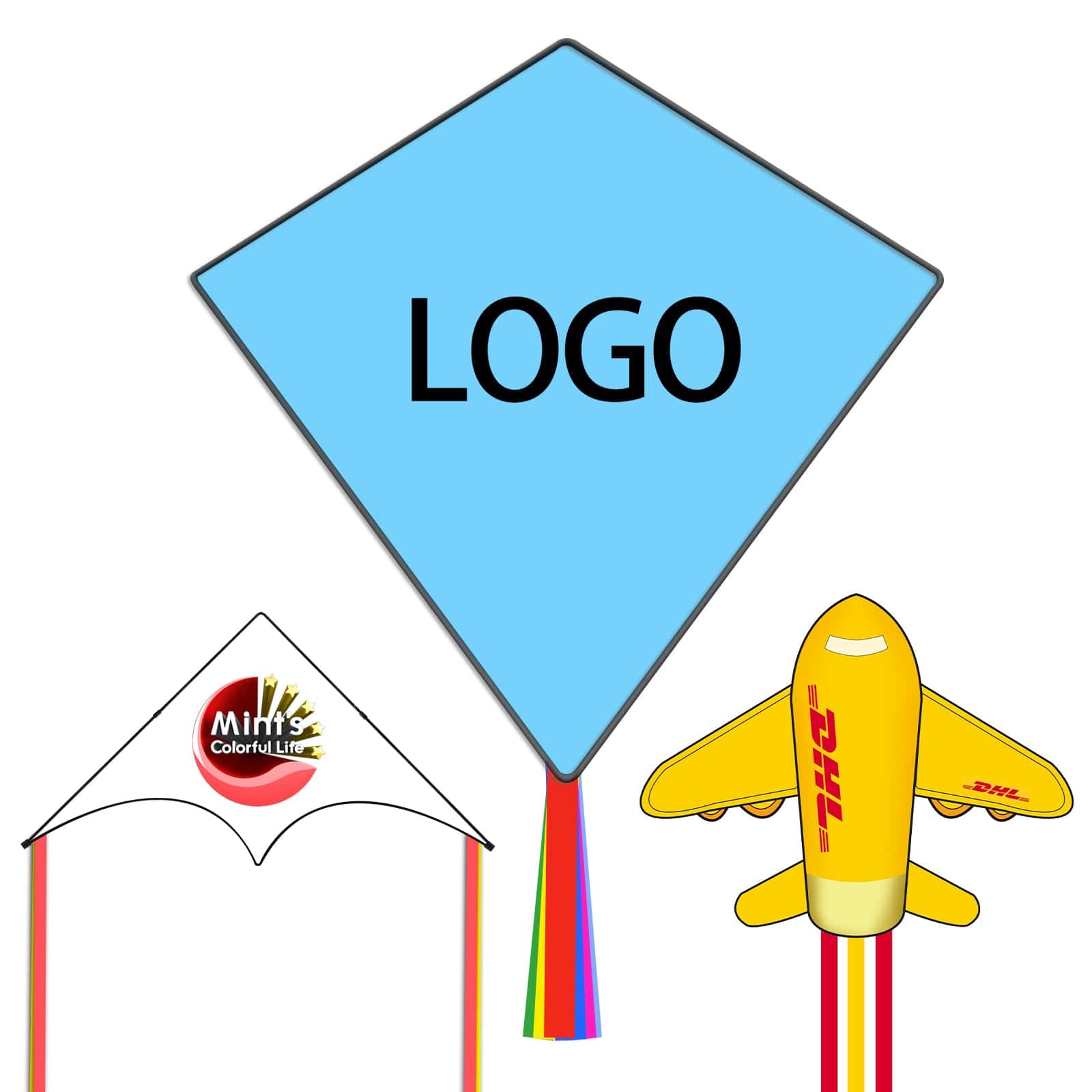 Kangyue Custom Advertising Promotional Logo Kite