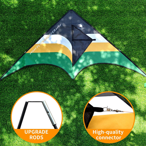 Kangyue Flying Hoofer Delta Kite for Kids Easy to Fly Kite 754525154341