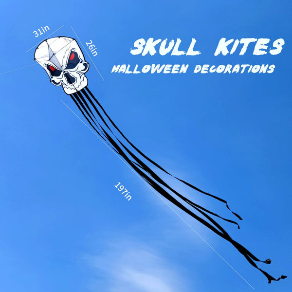 Kangyue Flying Hoofer Skeleton Kite for Kids Adults Easy to Fly for Beginner
