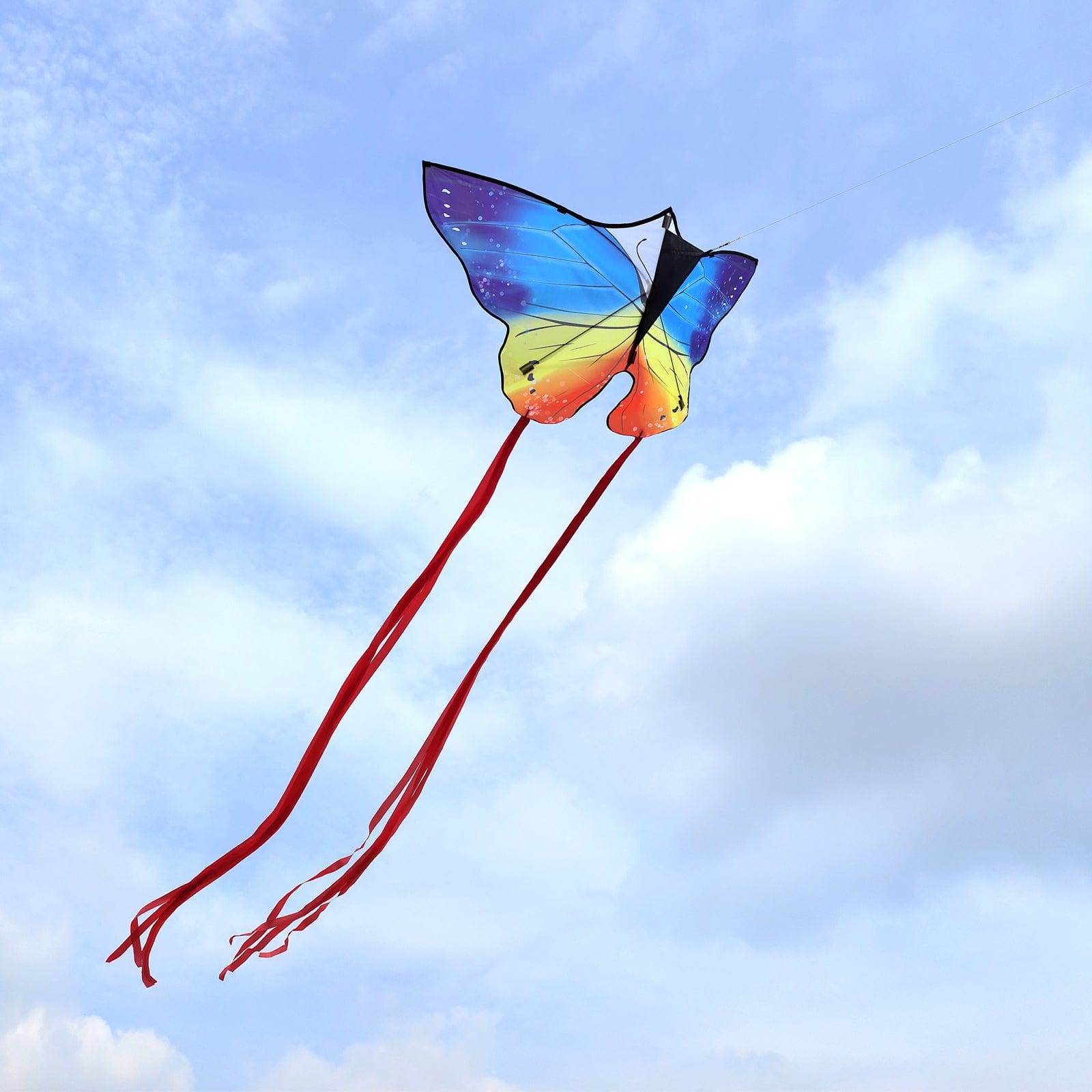 Simxkai Cerf-Volant Papillon – 55×27,5 Pouces, Débutant, Vol Facile, Enfant & Adulte
