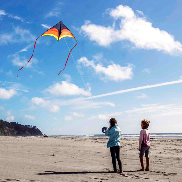 Kangyue Kaiciuss Delta Kite for Kids & Adults Easy to Fly-Orange 50132665431