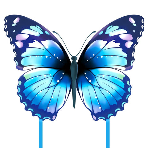 Mint's Colorful Life Mint's Colorful Life Blue Butterfly Kite for Kids & Adults 00656516155163