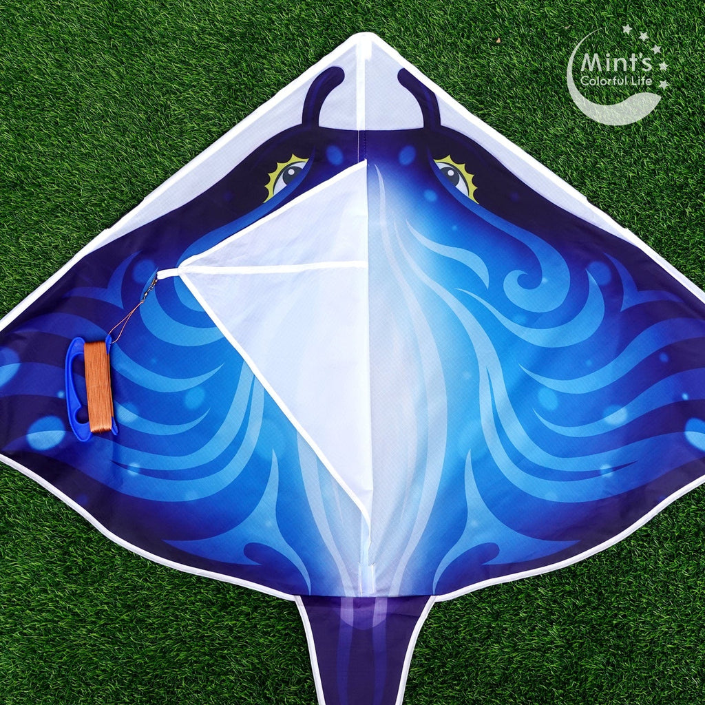 Mint's Colorful Life Delta Devil Fish Kite (Blue)