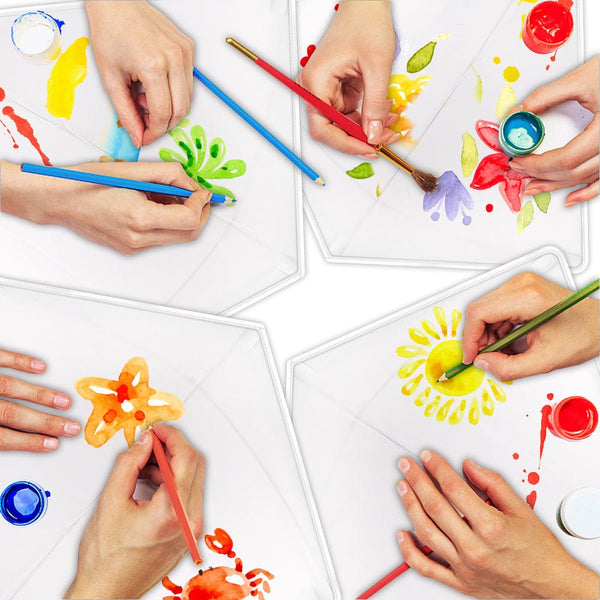 Kangyue Mint's Colorful Life DIY Kites for Kids Kite Making Kit Bulk (20 Pack )
