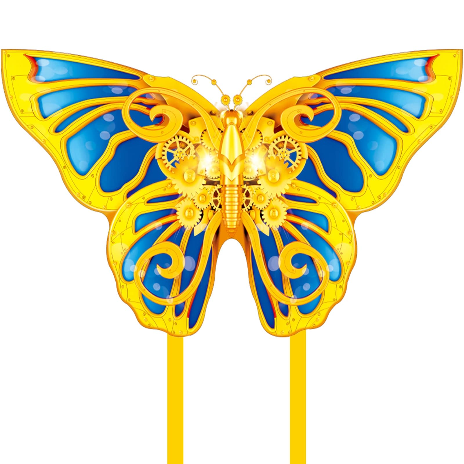 Kangyue Mint's Colorful Life Mechanical Butterfly Kite for Kids & Adults 00191892515939