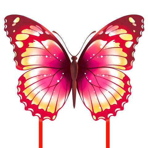 Mint's Colorful Life Mint's Colorful Life Pink Butterfly Kite for Kids & Adults 00656516131310