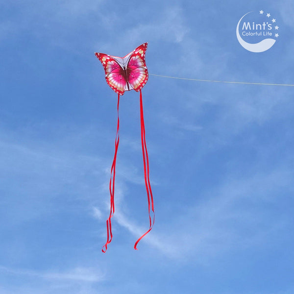 Mint's Colorful Life Mint's Colorful Life Pink Butterfly Kite for Kids & Adults 00656516131310