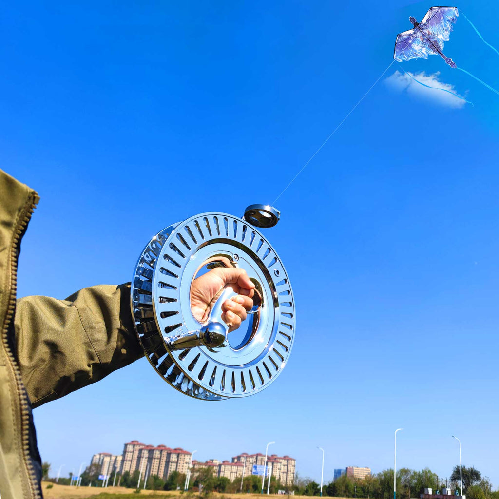 Simxkai 10.6'' Large Kite Reel Winder (Silver) – Mint's Colorful Life