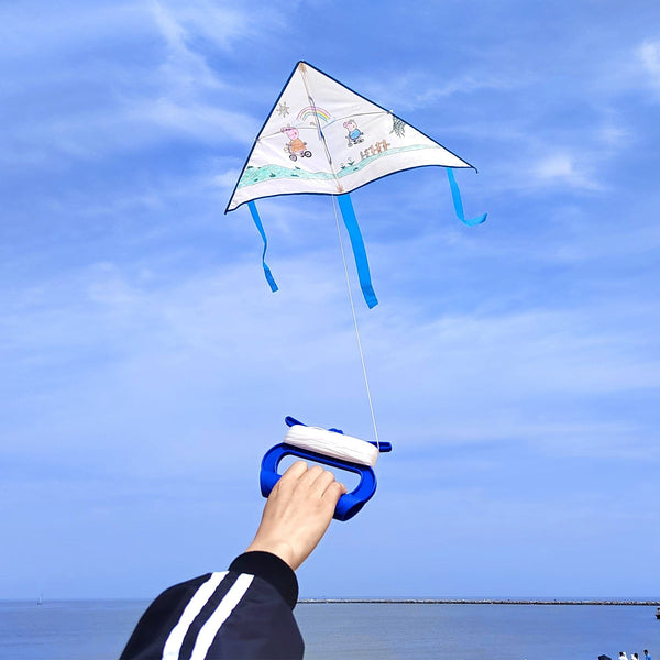Kangyue Simxkai Kite String with Reel for Kids, Line Spool for Kids & Adults,50lb×360ft Thread of Each Kite Reel (3 Pack)